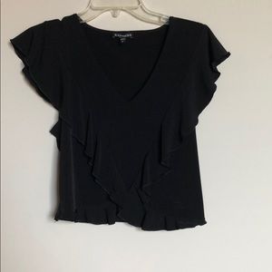 Express ruffle crop